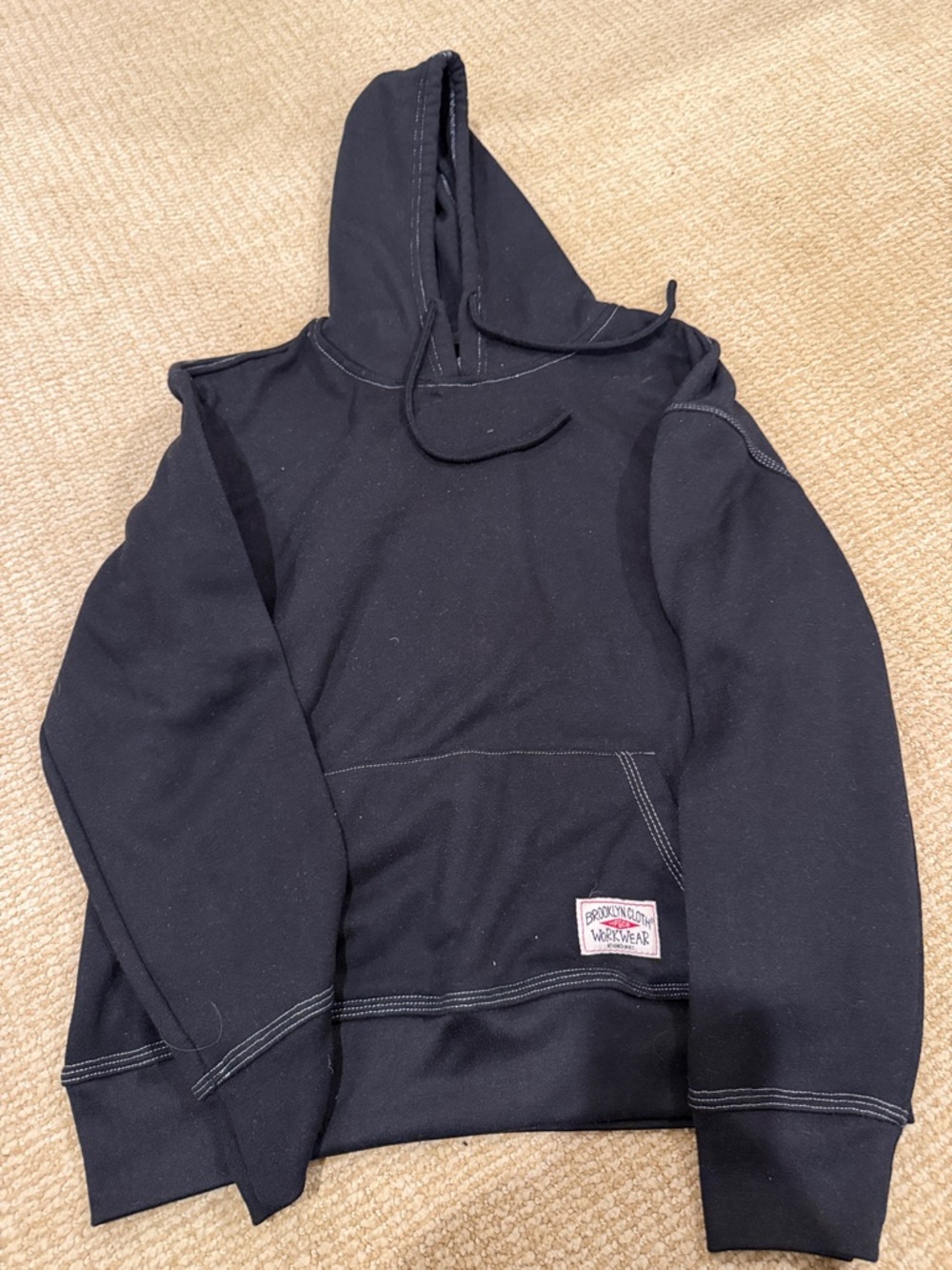 Brooklyn Cloth Workwear Black Pullover Hoodie